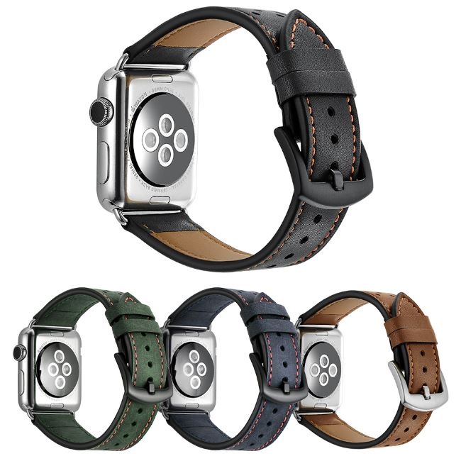 Indulge in the Timeless Elegance of a Full Grain Leather Apple Watch Band