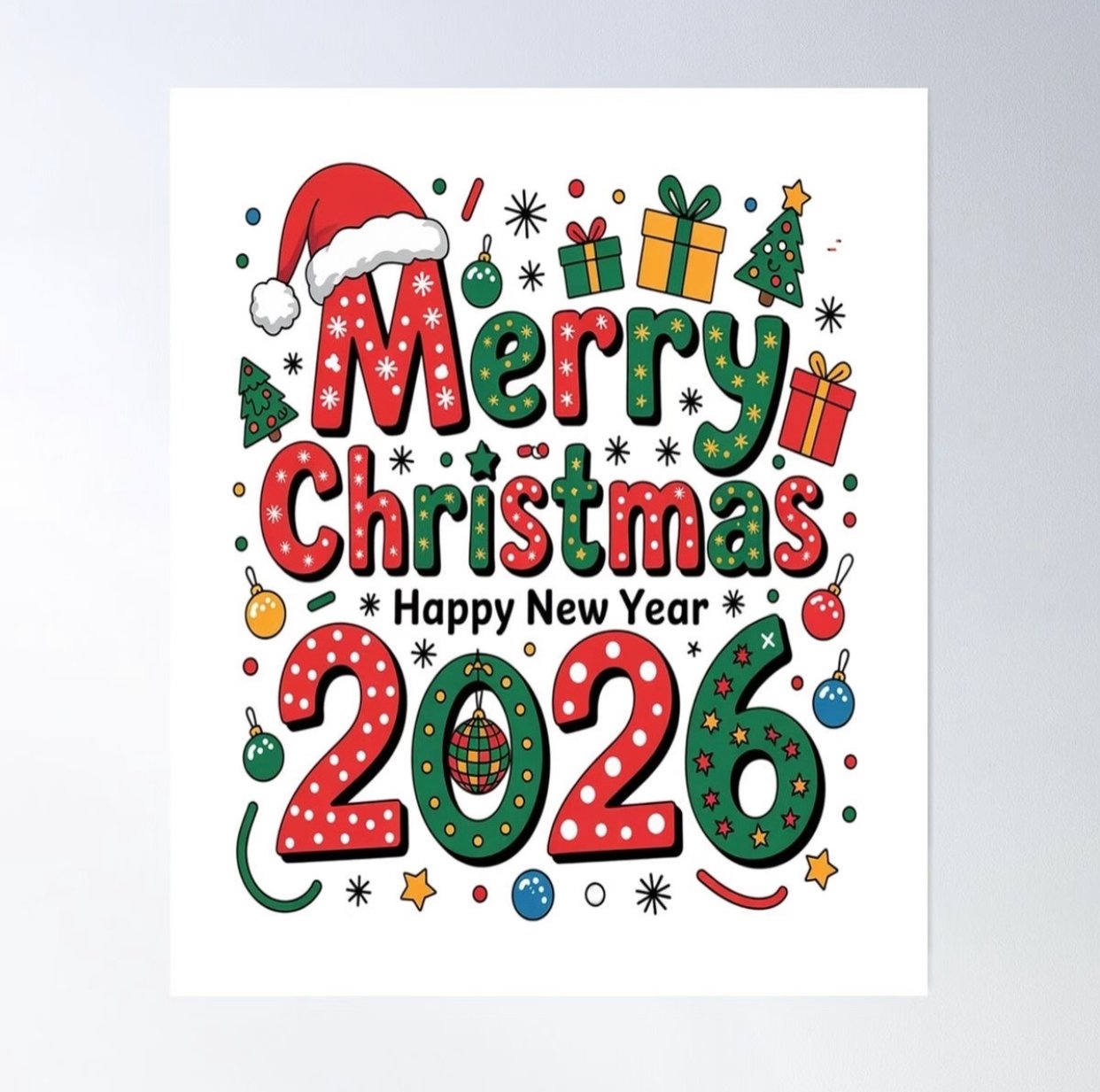 Merry Christmas and Happy New Year 2026